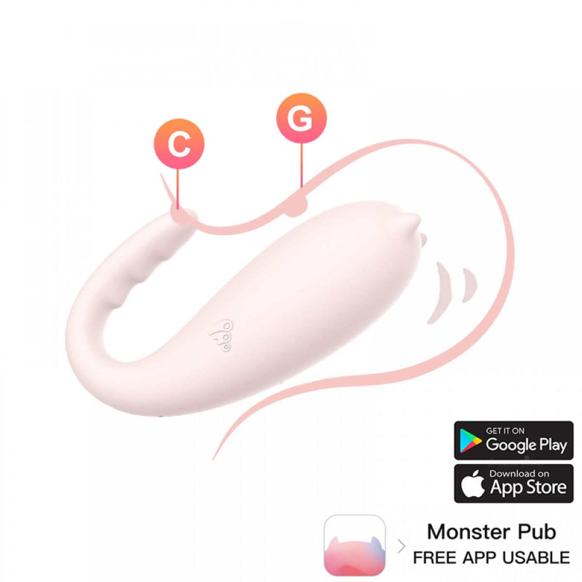 Monster Pub 1X Excited Mr. Devil Cápsula Vibratória com 8 Modos de Vibração Vip Mix
