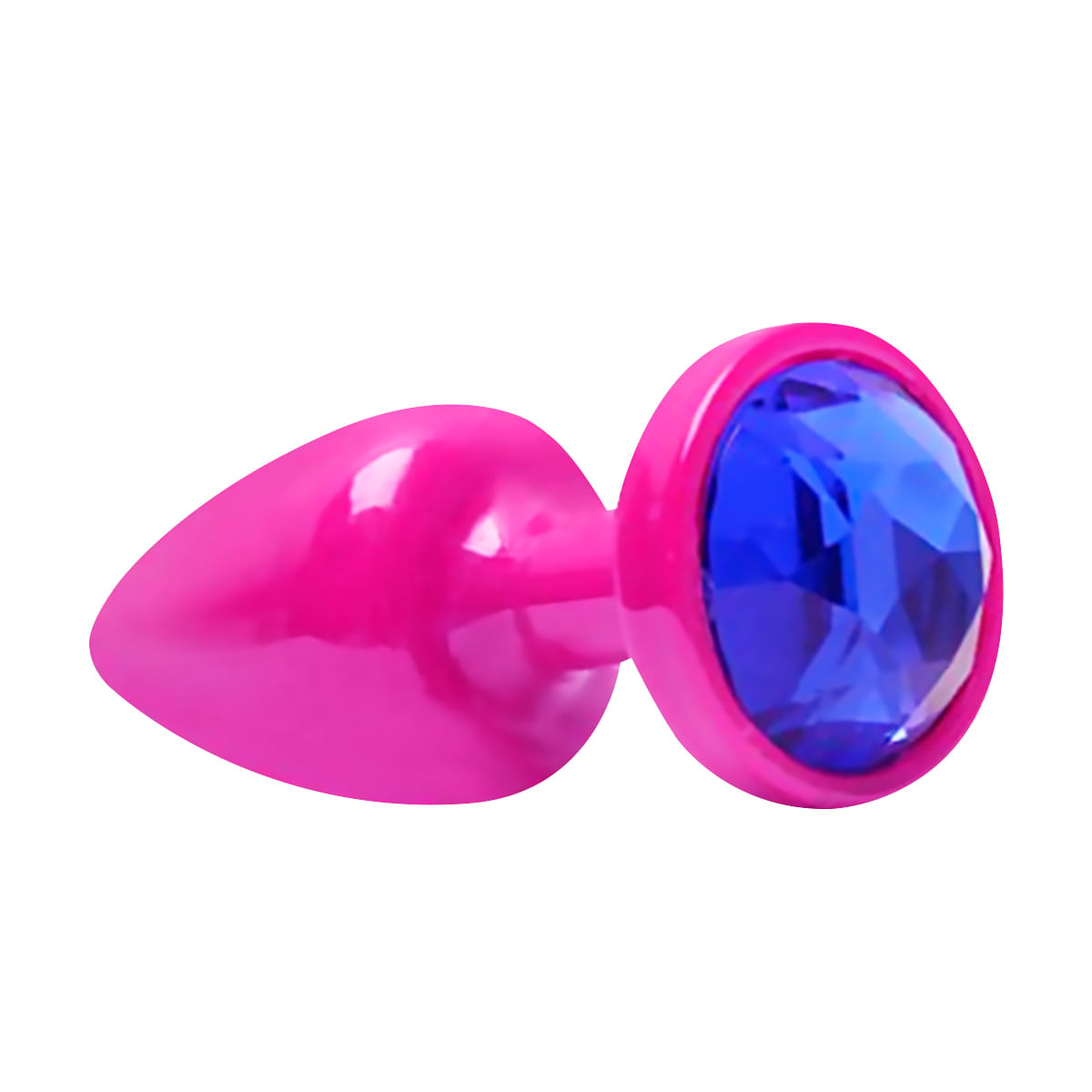 Plug Anal Rosa com Joia Diverso ao Cubo em 10X Sem Juros Plug Anal Rosa com Joia Diverso ao Cubo em 10X Sem Juros