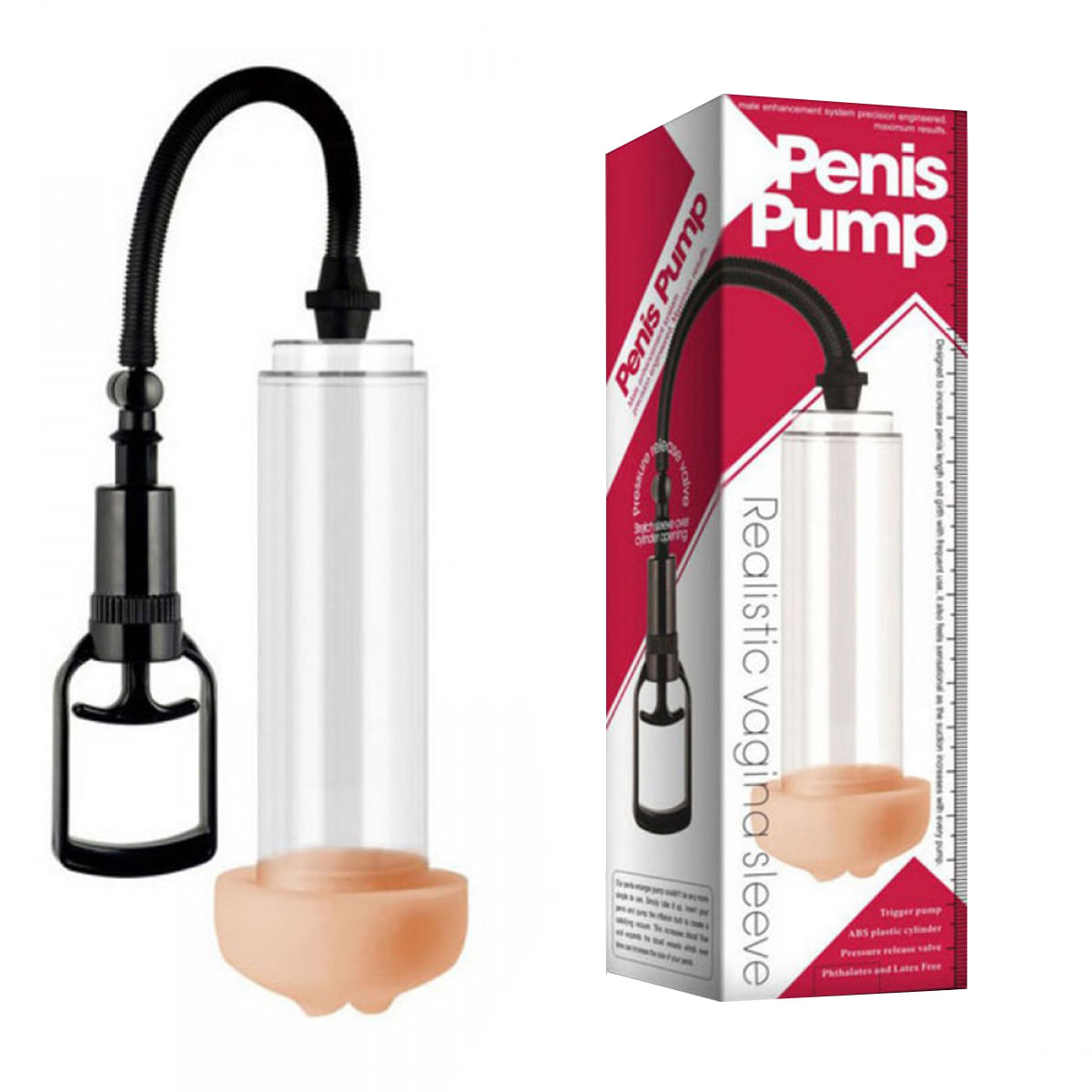 Bomba Peniana com Sistema de Alavanca e Vagina para Penetração Vip Mix