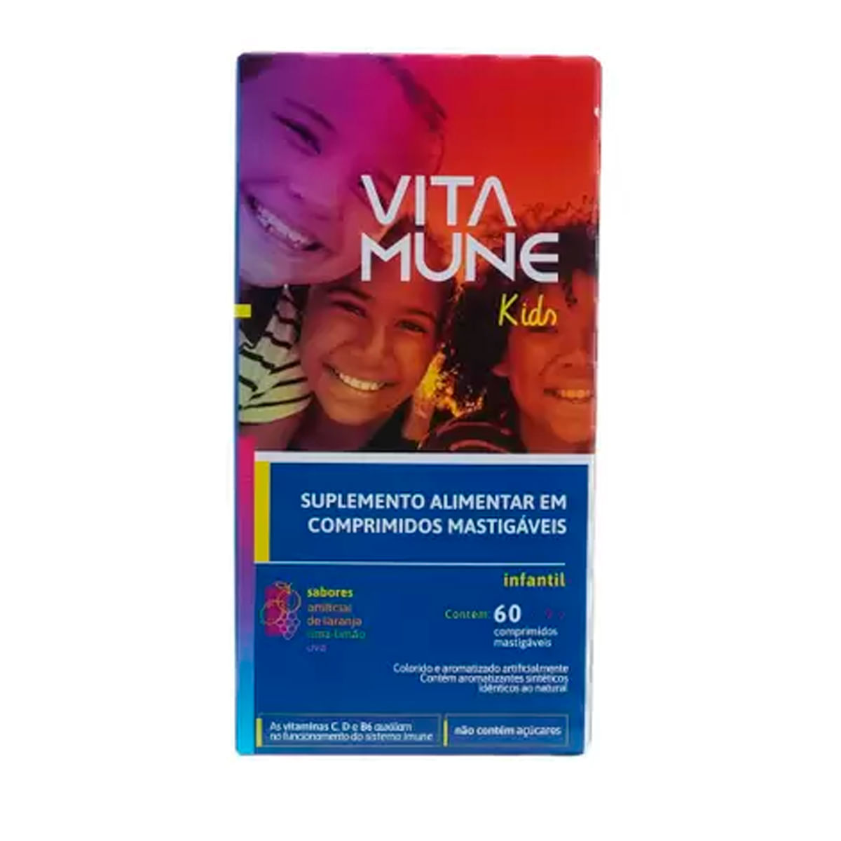 Vita Mune Kids 60 Comprimidos Mastigáveis  CIMED