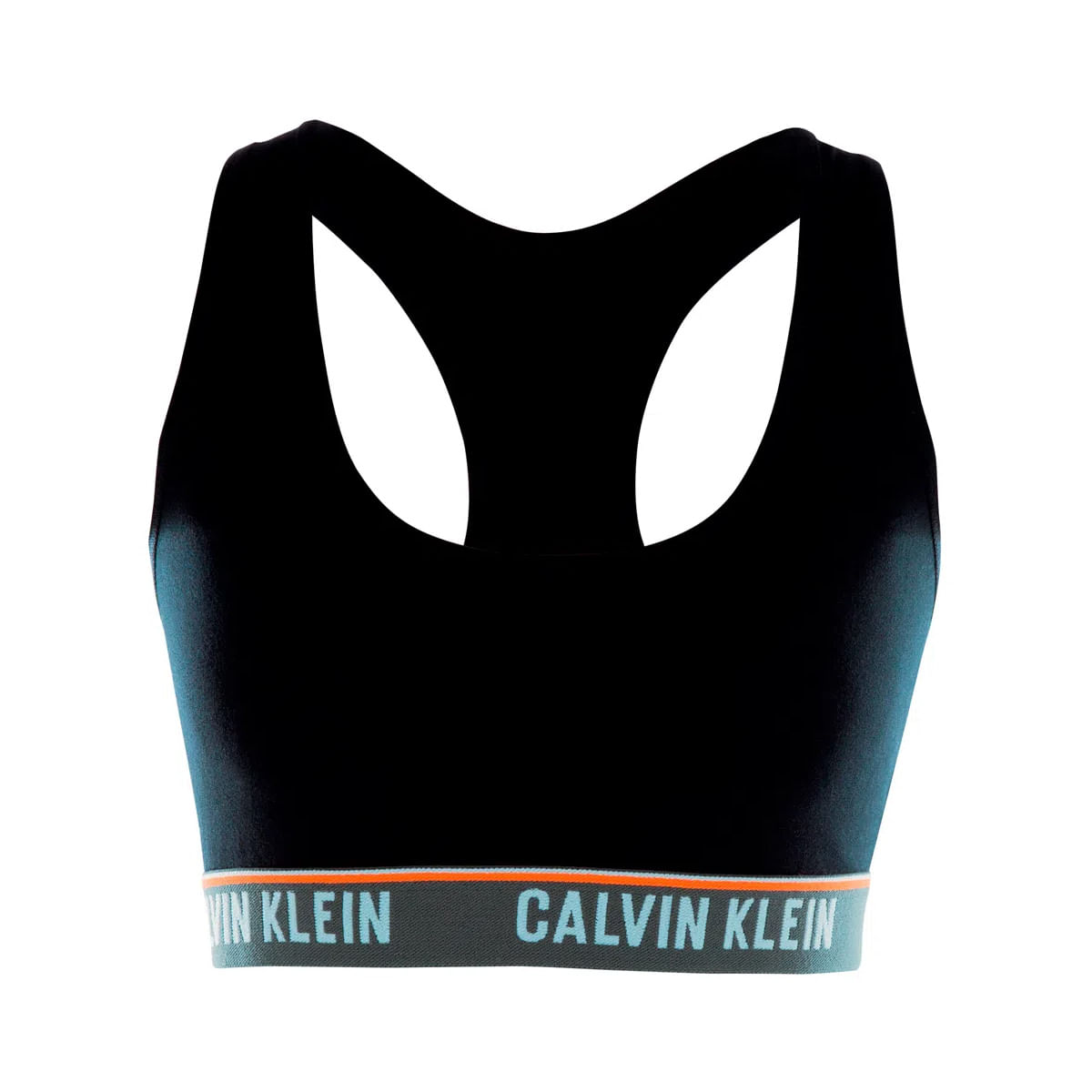 Top Nadador com Elástico Bordado com Logo Calvin Klein