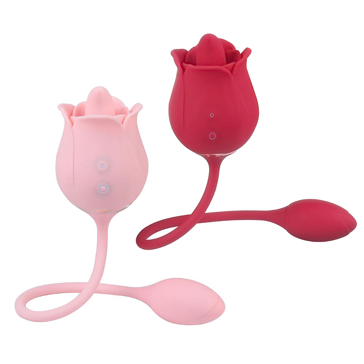 Twin Blossoms S-Hande Vibrador Ponto G e Clitoris com 9 Modos de Vibração Sexy Import