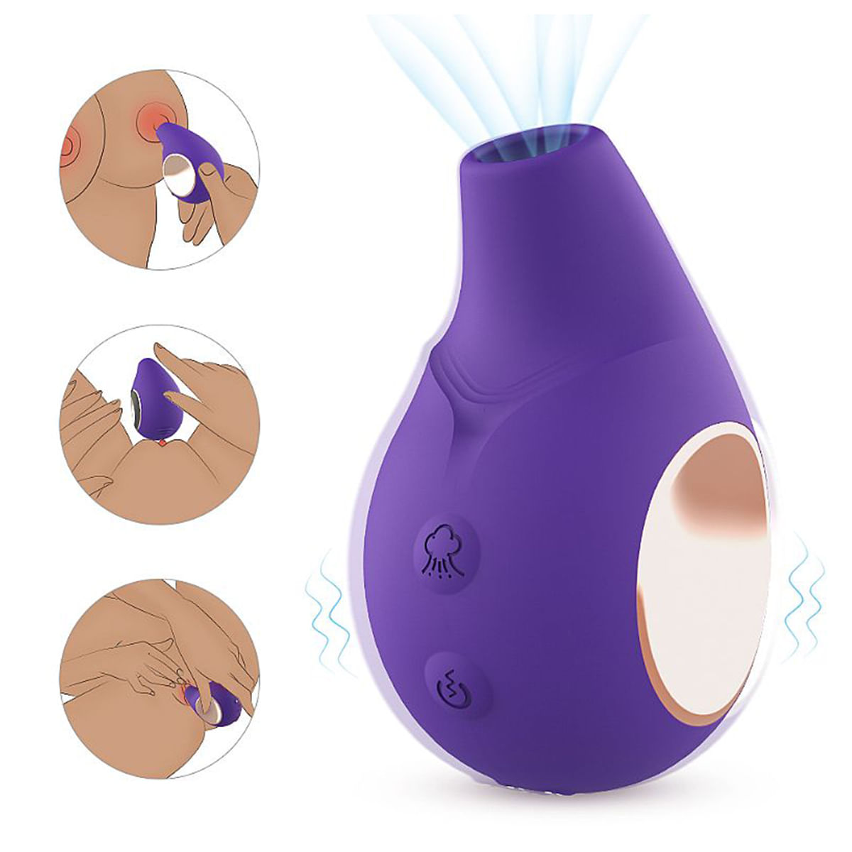 George Vibrador de Clitoris com 9 Modos de Vibração e Pulsação Sexy Import