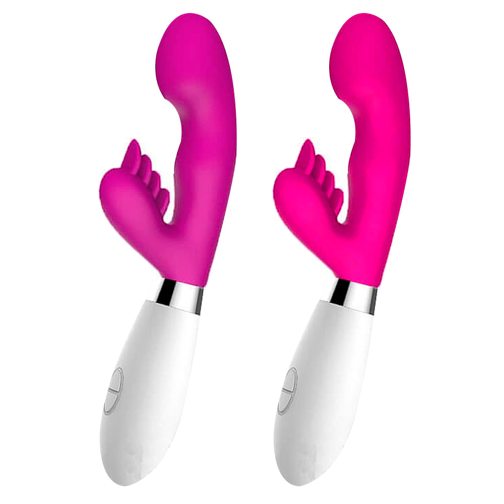 Xxoo Vibrador Duplo de Silicone com 10 Vibrações Sexy Import