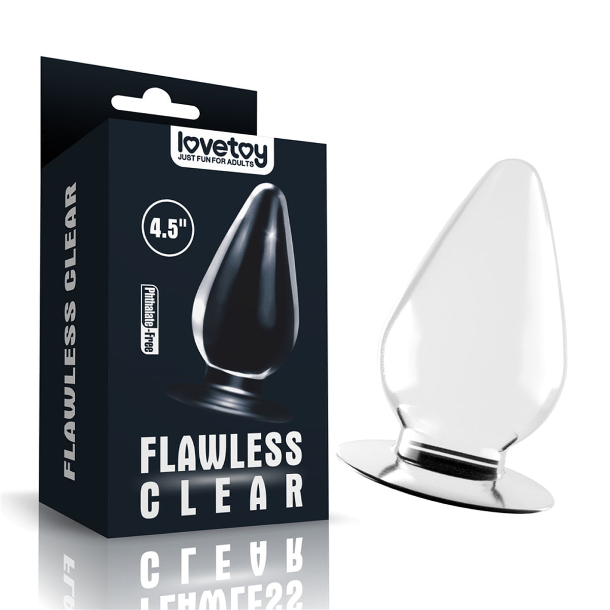 Flawless Clear Plug Anal Feito em Jelly Vip Mix Flawless Clear Plug Anal Feito em Jelly Vip Mix