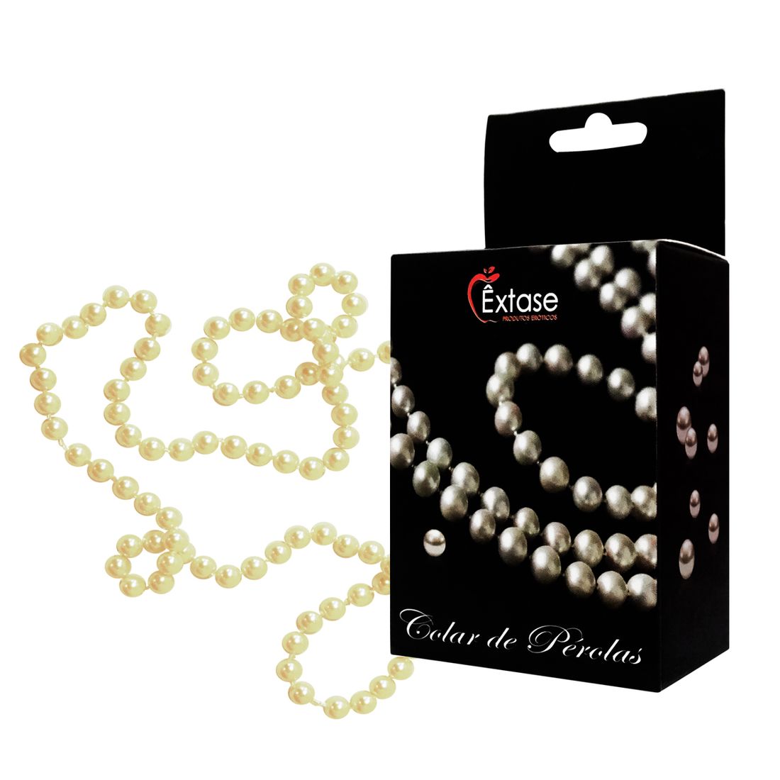 Colar de Pérolas para Massagem Sensual Êxtase
