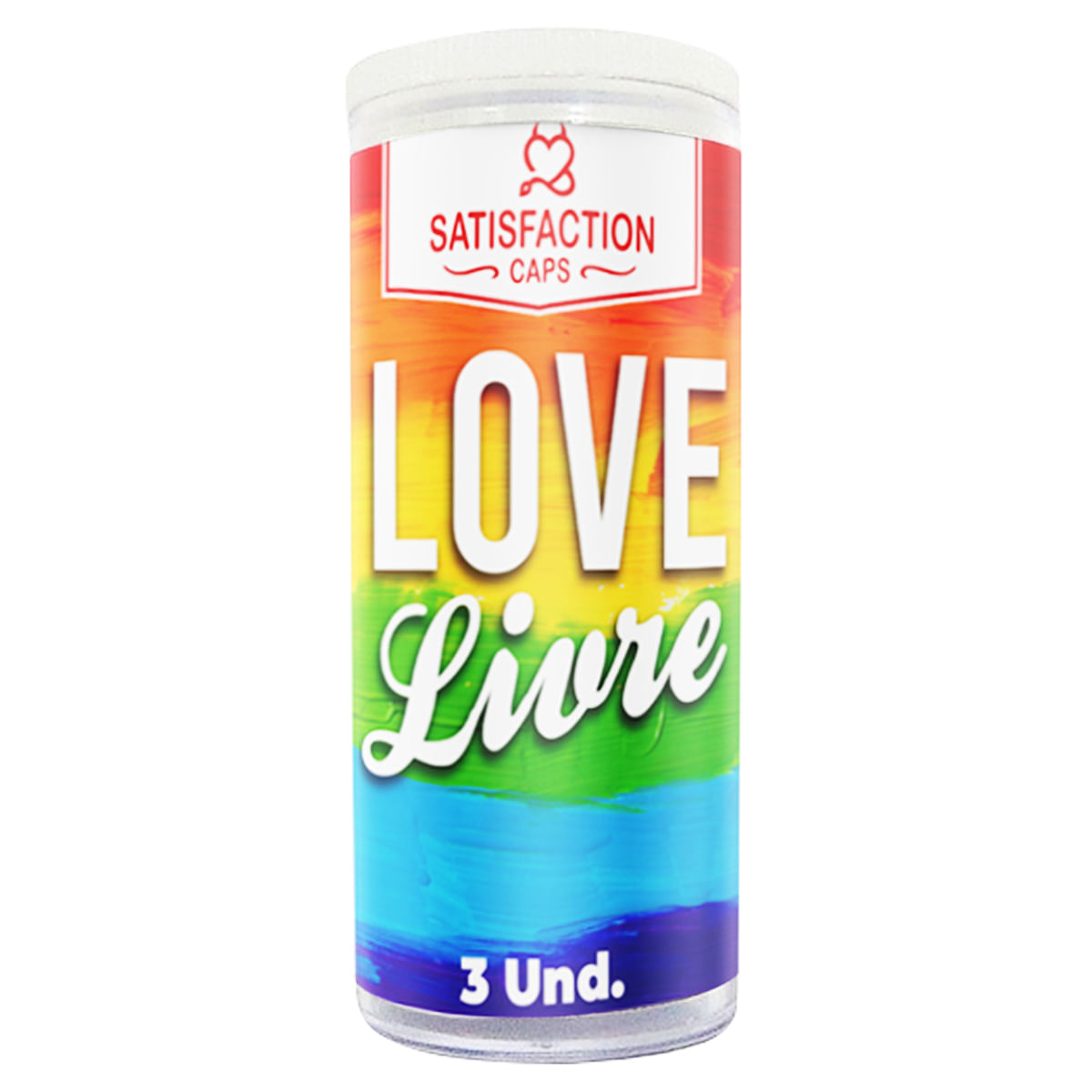 Love Livre Bolinha com Óleo para Massagem 3 Unidades Satisfaction Caps Love Livre Bolinha com Óleo para Massagem 3 Unidades Satisfaction Caps