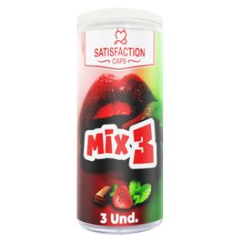 Mix 3 Bolinhas em Cápsula 3 Unidades Satisfaction Caps