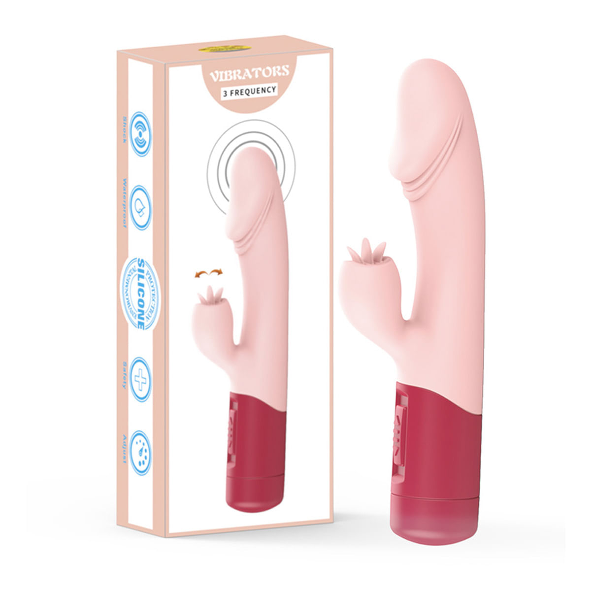 Vibrador Estimulador de Clitoris com 2 Velocidades de Vibração Vip Mix