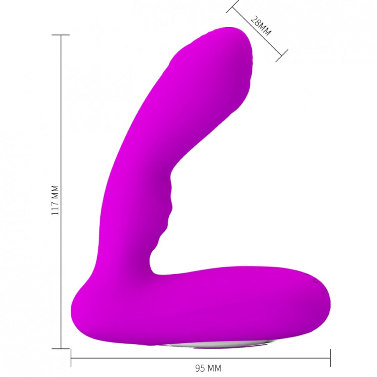 Piper Vibrador com 12 Movimentos Vai e Vem e 12 Modos de Vibração Vip Mix