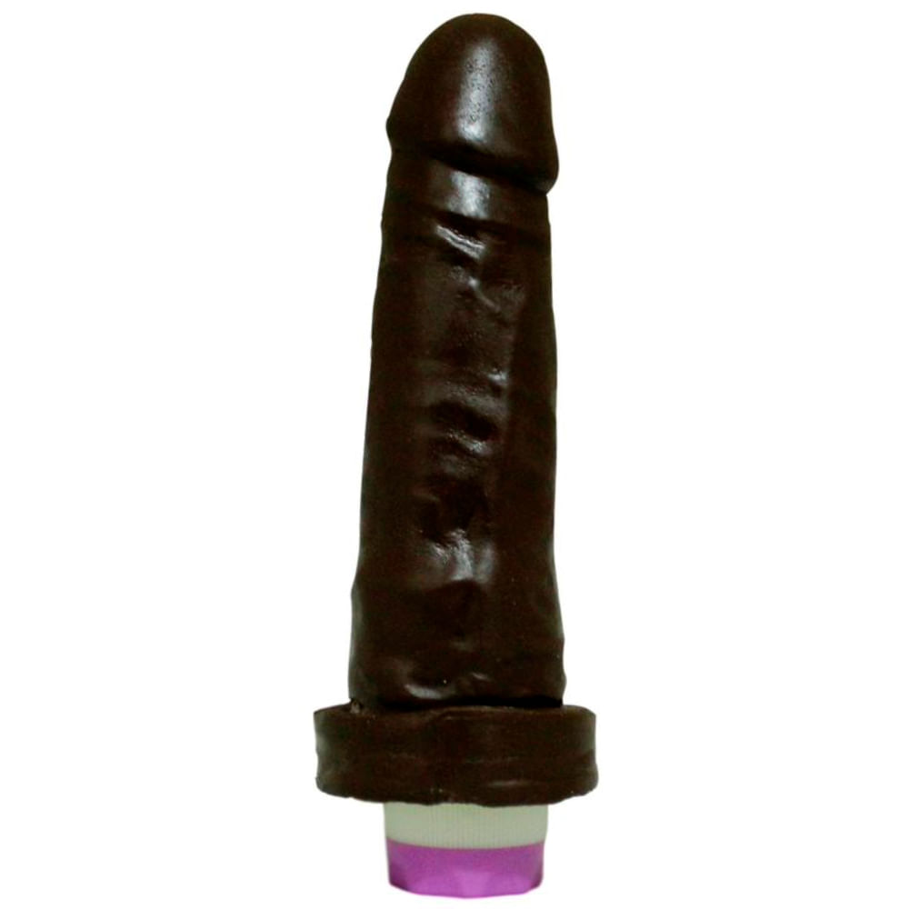 Prótese com Vibro Interno e Glande Destacada 17,5 x 4,5 cm Garji Prótese com Vibro Interno e Glande Destacada 17,5 x 4,5 cm Garji