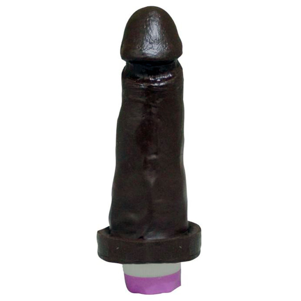 Prótese Realística com Vibro Interno e Glande Destacada 15 x 4 cm Garji Prótese Realística com Vibro Interno e Glande Destacada 15 x 4 cm Garji