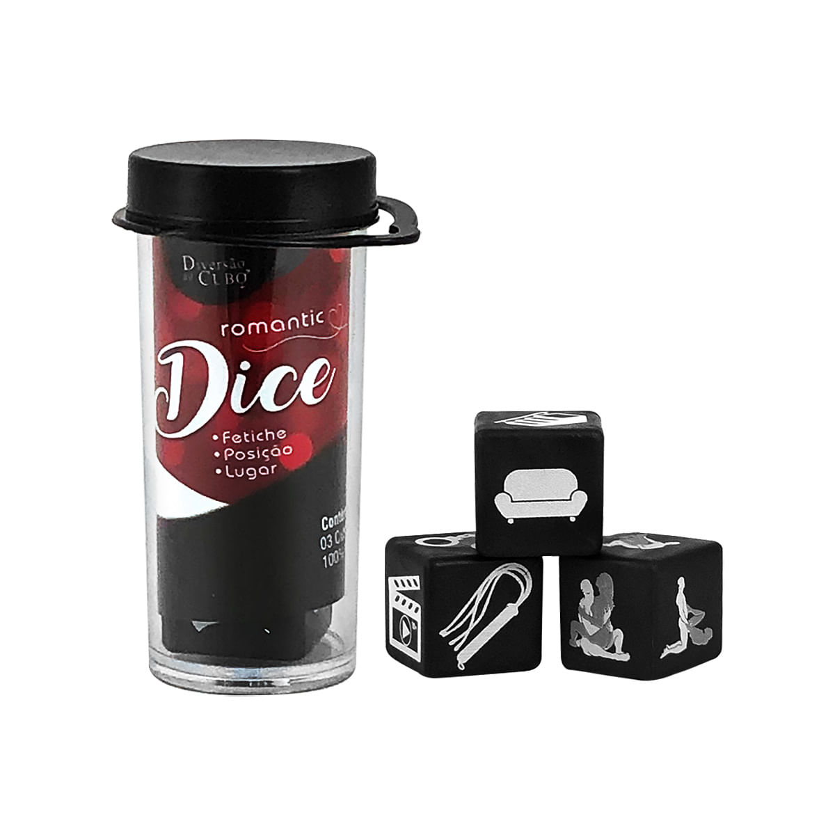 Dice Romantic Dados Eróticos com Fetiche, Posição e Lugar Diversão ao Cubo Dice Romantic Dados Eróticos com Fetiche, Posição e Lugar Diversão ao Cubo
