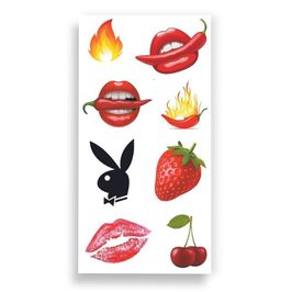 Cartela de Tatuagem Adesiva Temporária 19 x 9 cm Luvi