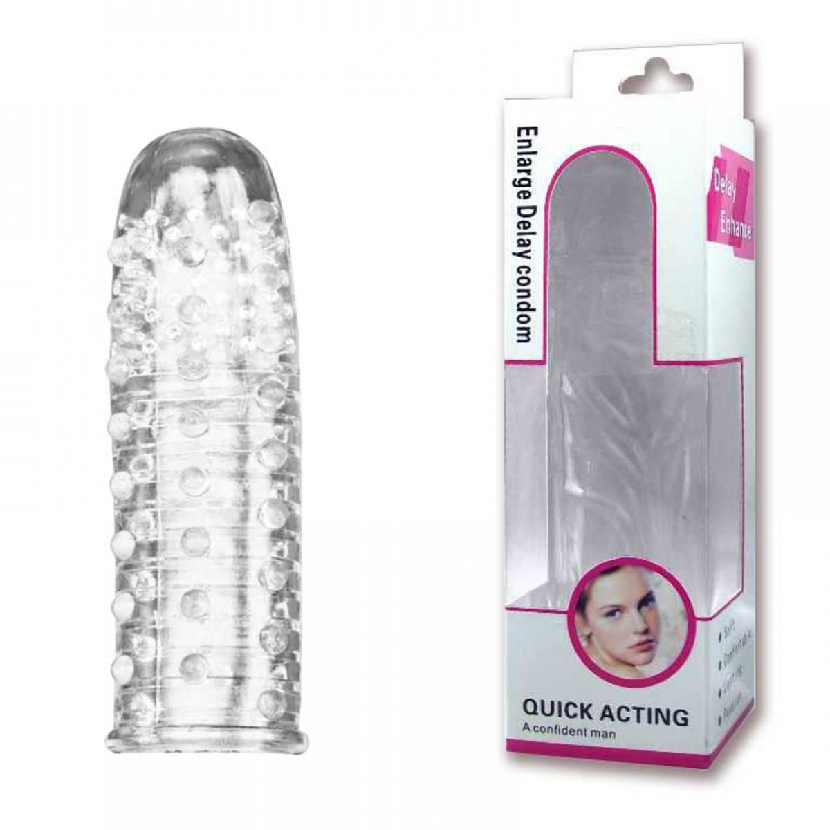 Capa de Pênis com Saliências Massageadoras Vip Mix