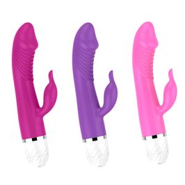 Vibrador Feminino com Estimulador de Clitóris e 12 Modos de Vibração Vip Mix