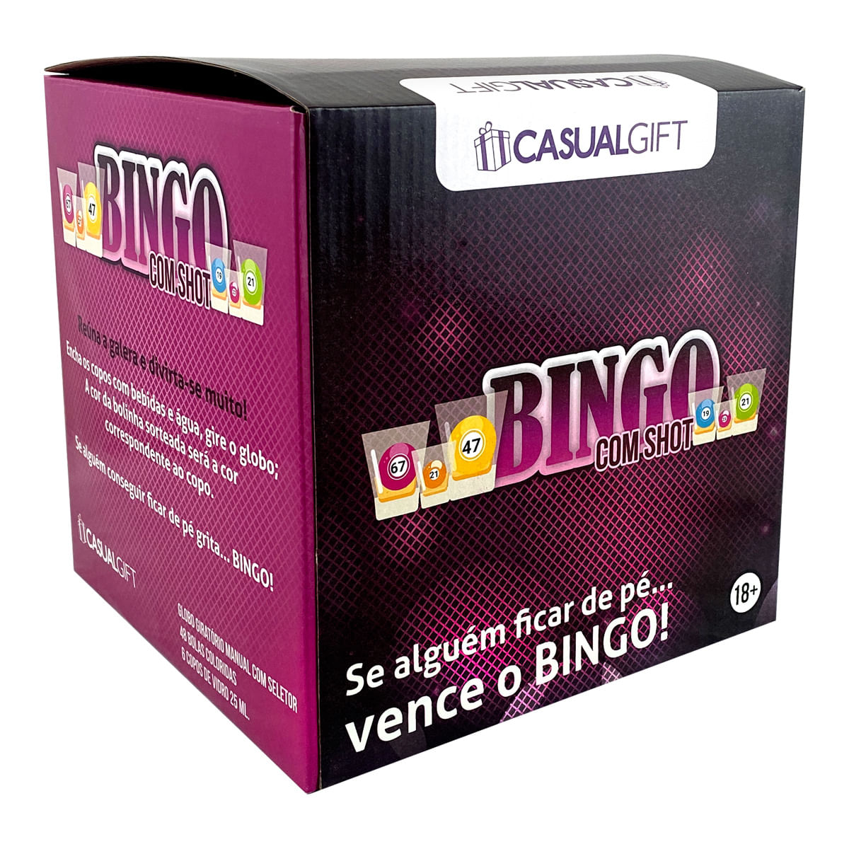 Jogo Bingo com Shot Casual Gift