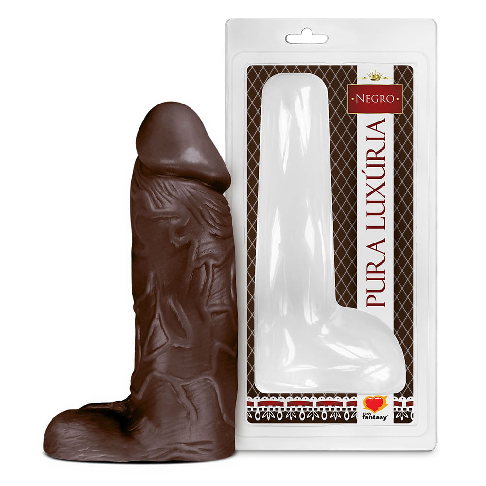 Prótese Pura Luxúria Realístico com Escroto 23,2 x 7,3 cm Sexy Fantasy Prótese Pura Luxúria Realístico com Escroto 23,2 x 7,3 cm Sexy Fantasy
