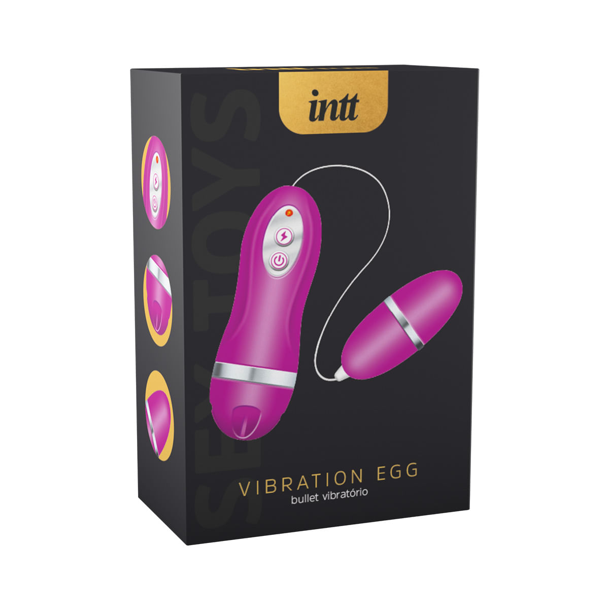 Vibration Egg Cápsula Vibratória em ABS com 30 Modos de Vibração Intt