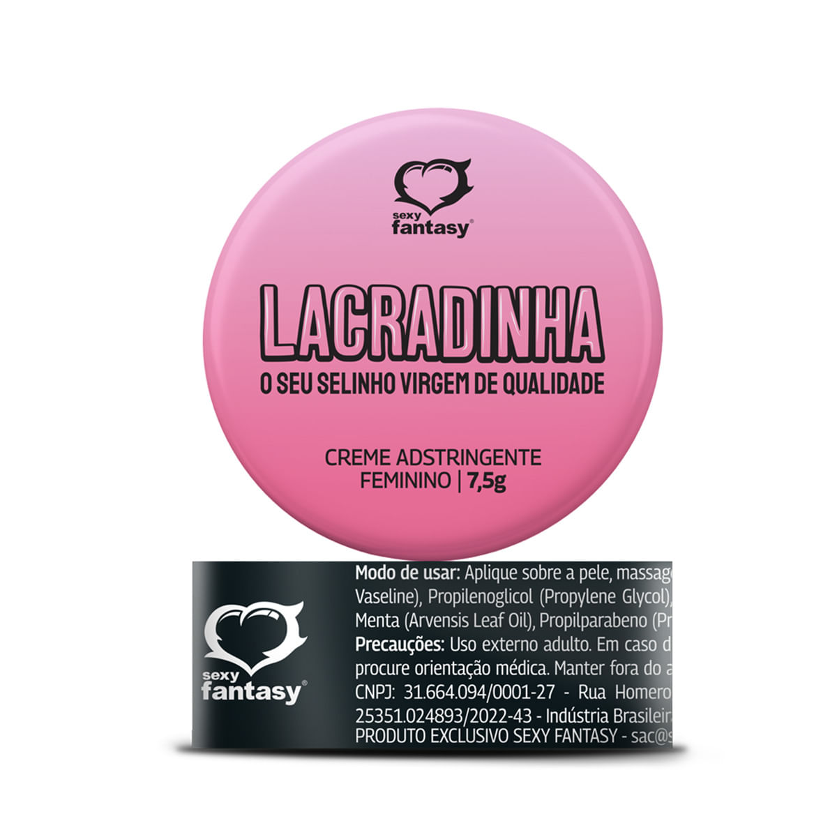 Lacradinha Creme Adstringente Feminino 7,5g Sexy Fantasy Lacradinha Creme Adstringente Feminino 7,5g Sexy Fantasy
