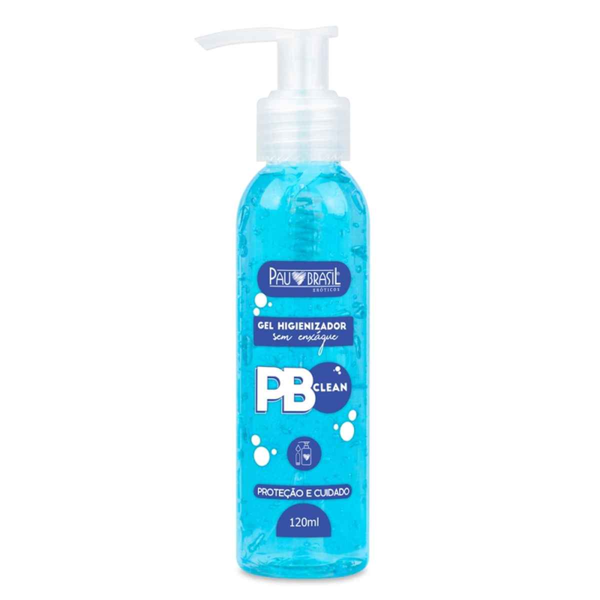 PB Clean Gel Higienizador sem Enxágue 120ml Pau Brasil PB Clean Gel Higienizador sem Enxágue 120ml Pau Brasil