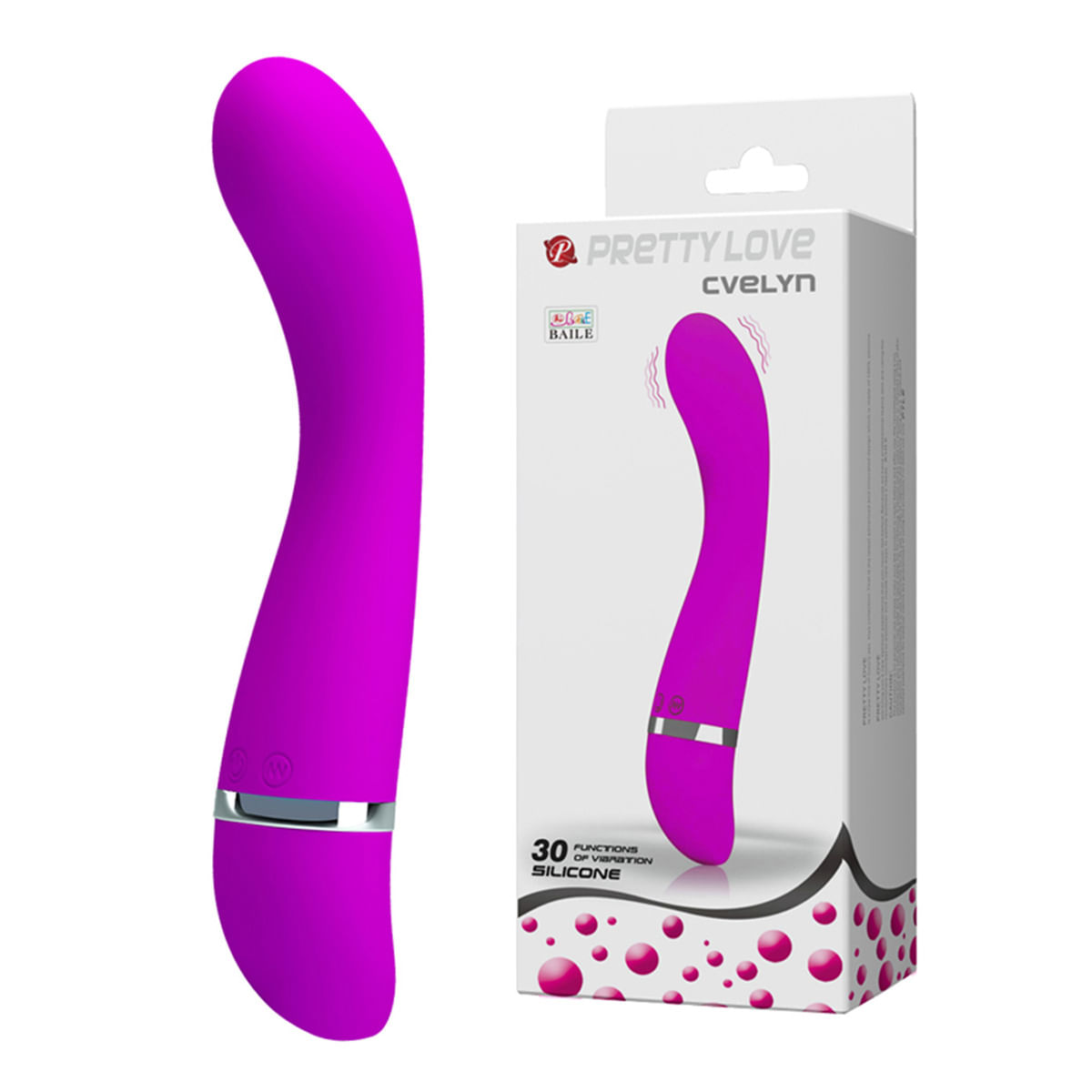Cvelyn Pretty Love Vibrador Ponto G com 30 Níveis de Vibração Sexy Import Cvelyn Pretty Love Vibrador Ponto G com 30 Níveis de Vibração Sexy Import