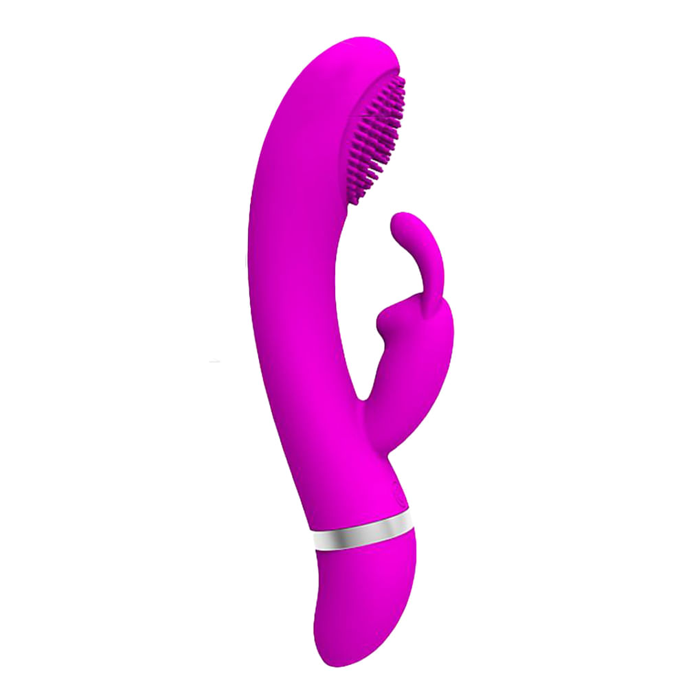 Sog Pretty Love Vibrador com Estimulador de Clitoris com 7 Modos de Vibração Sexy Import Sog Pretty Love Vibrador com Estimulador de Clitoris com 7 Modos de Vibração Sexy Import