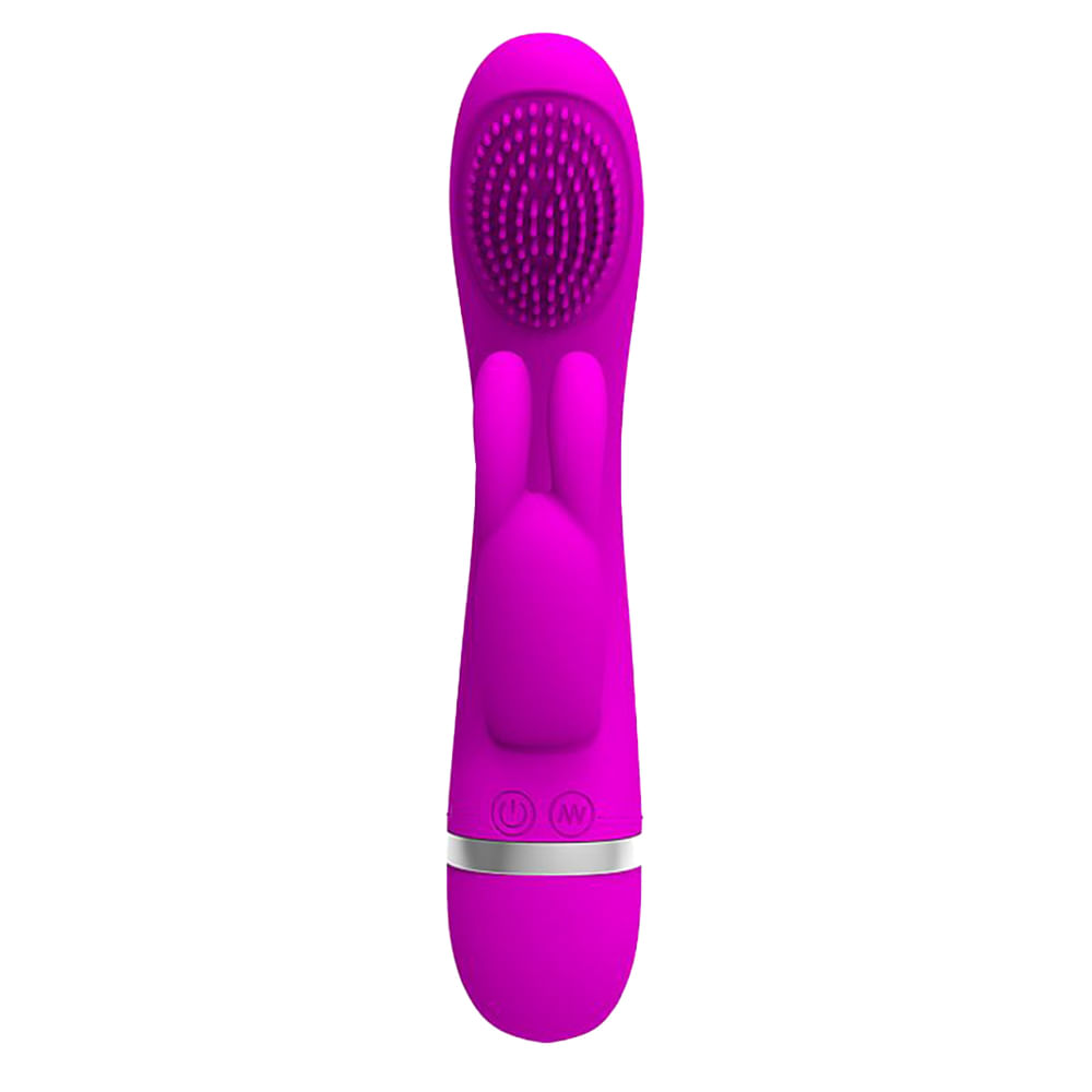 Sog Pretty Love Vibrador com Estimulador de Clitoris com 7 Modos de Vibração Sexy Import