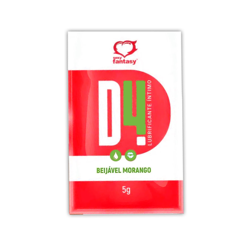 D4 Lubrificante Íntimo Beijável 5G Sexy Fantasy D4 Lubrificante Íntimo Beijável 5G Sexy Fantasy