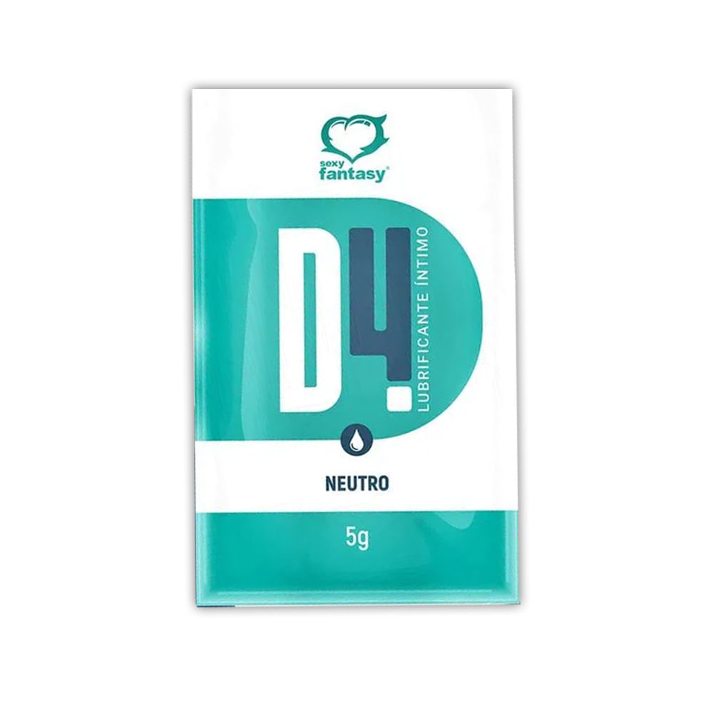 D4 Lubrificante Íntimo Neutro 5G Sexy Fantasy D4 Lubrificante Íntimo Neutro 5G Sexy Fantasy