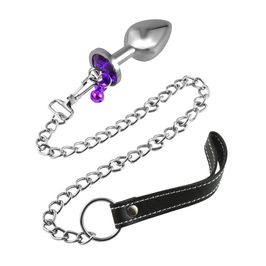 Plug Anal Pequeno com Sino e Guia com Corrente 3R Import