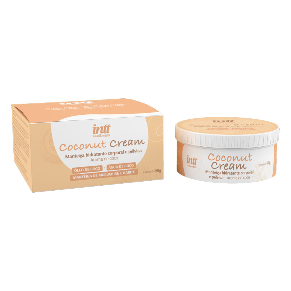 Coconut Cream Manteiga Hidratante Corporal 90g Intt Wellness
