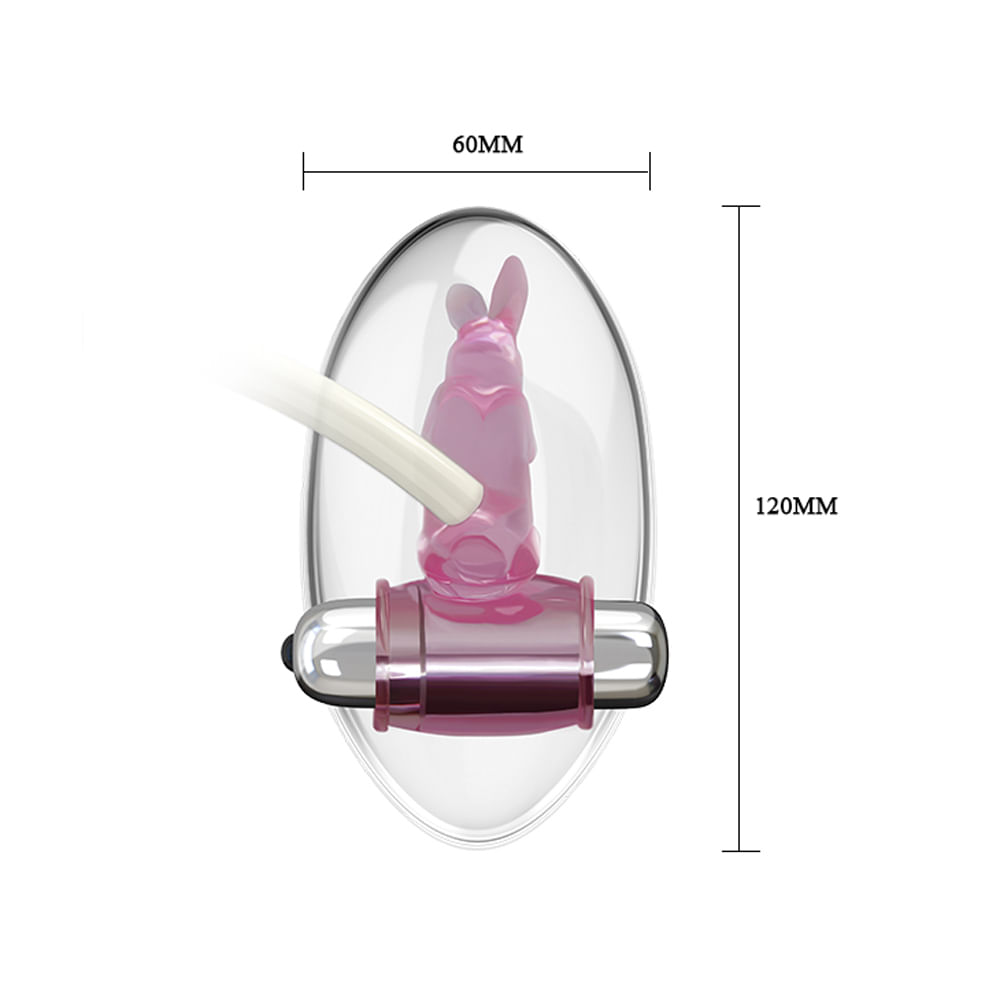 Clitoral Pump Estimulador Vaginal com Sucção e Vibração 3R Import