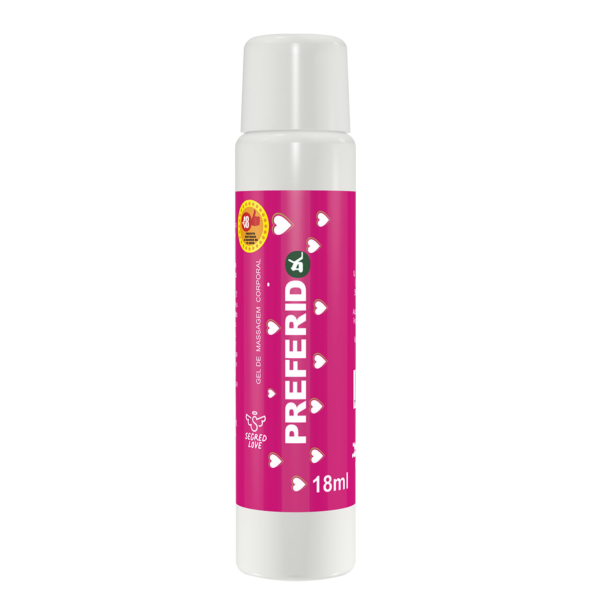 Preferido Gel Aromatizante Beijável Sabor Chocolate com Coco 18ml Secret Love