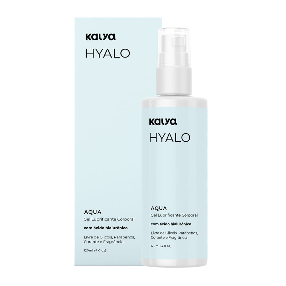 Aqua Gel Lubrificante Corporal com Ácido Hialurônico 120ml Linha Hyalo Kalya Aqua Gel Lubrificante Corporal com Ácido Hialurônico 120ml Linha Hyalo Kalya