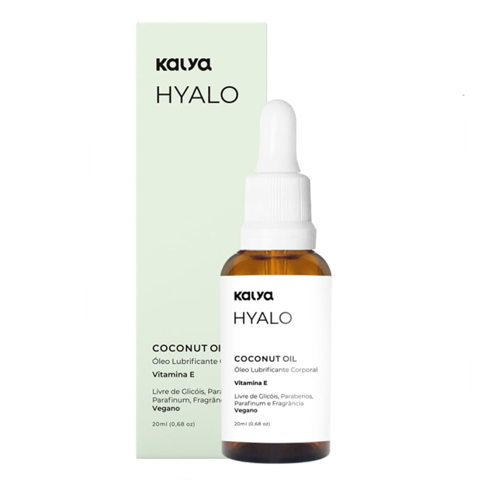 Coconut Oil Óleo Hidratante com Vitamina 20ml Linha Hyalo Kalya Coconut Oil Óleo Hidratante com Vitamina 20ml Linha Hyalo Kalya