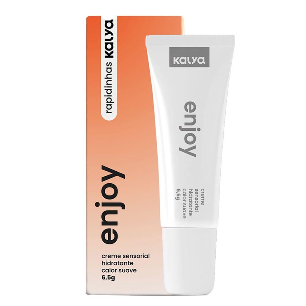 Enjoy Creme Sensorial Hidratante Sensação Calor Suave 6,5g Linha Rapidinhas Kalya Enjoy Creme Sensorial Hidratante Sensação Calor Suave 6,5g Linha Rapidinhas Kalya
