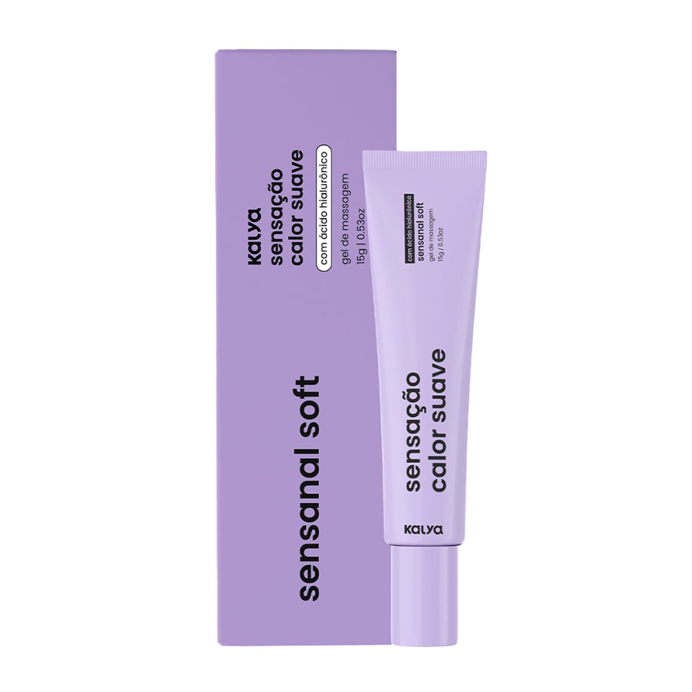 Sensanal Soft Gel de Massagem com Ácido Hialurônico Sensação Calor Suave 15g Kalya Sensanal Soft Gel de Massagem com Ácido Hialurônico Sensação Calor Suave 15g Kalya