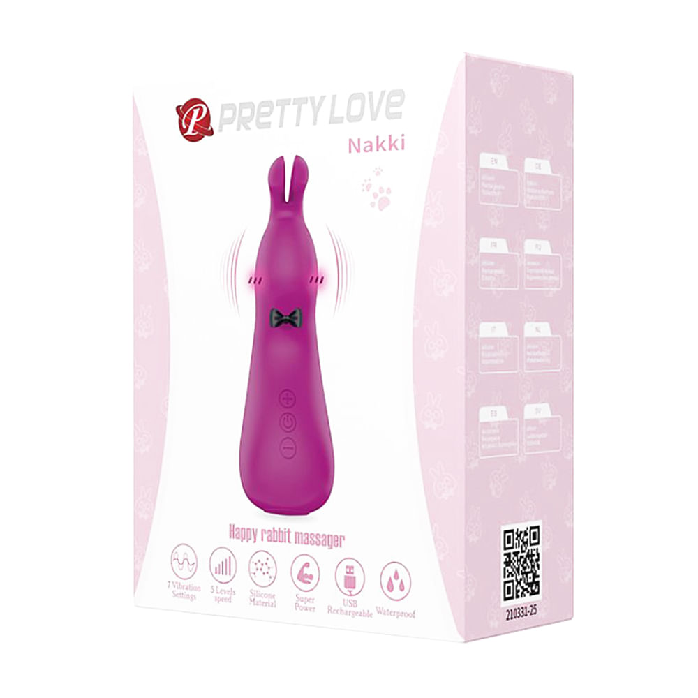 Pretty Love Nakki Vibrador de Clitoris com 7 Funções de Vibração e 5 Níveis de Intensidade Sexy Impo