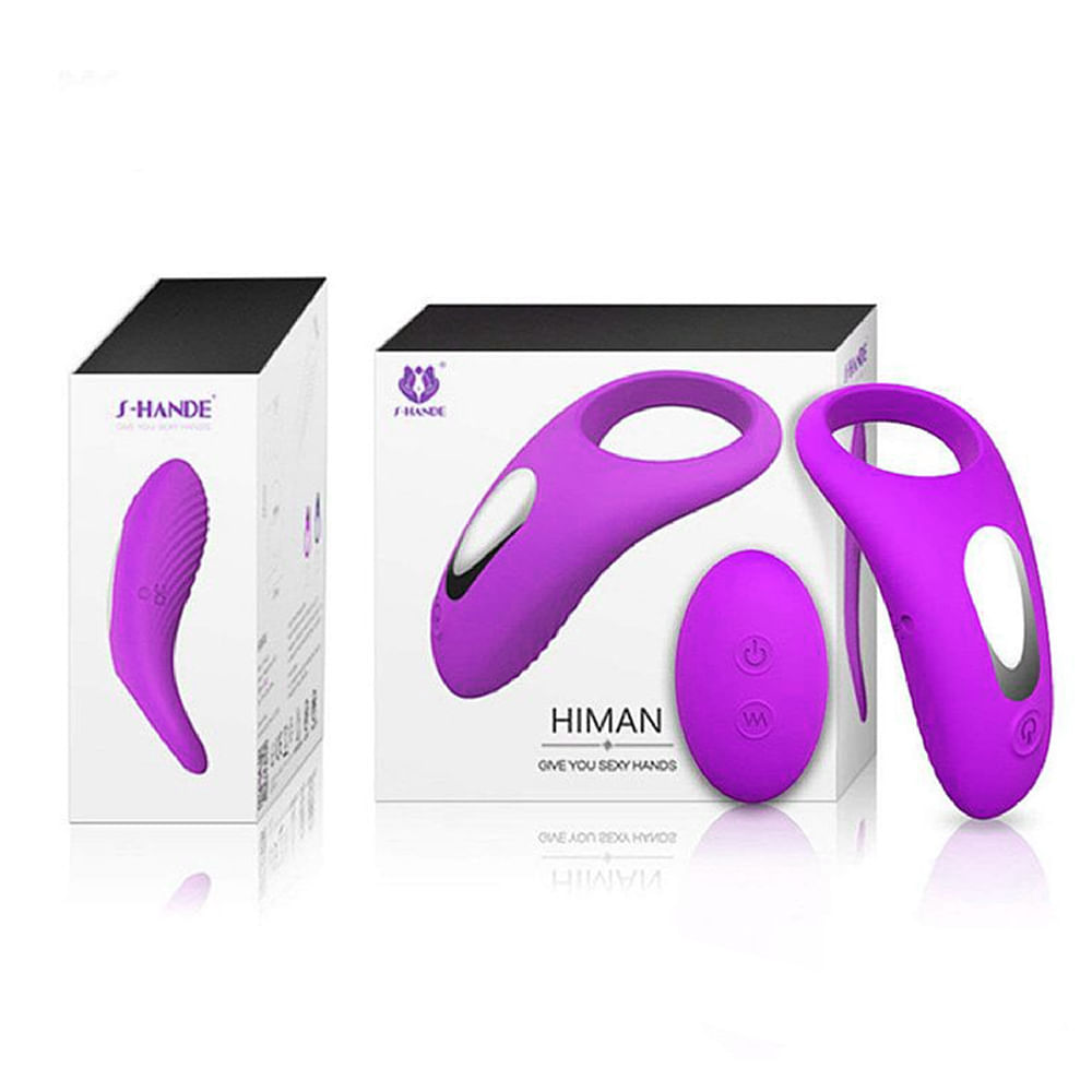 Himan-RCT Anel Peniano com 9 Modos de Vibração e Controle Remoto Sexy Import