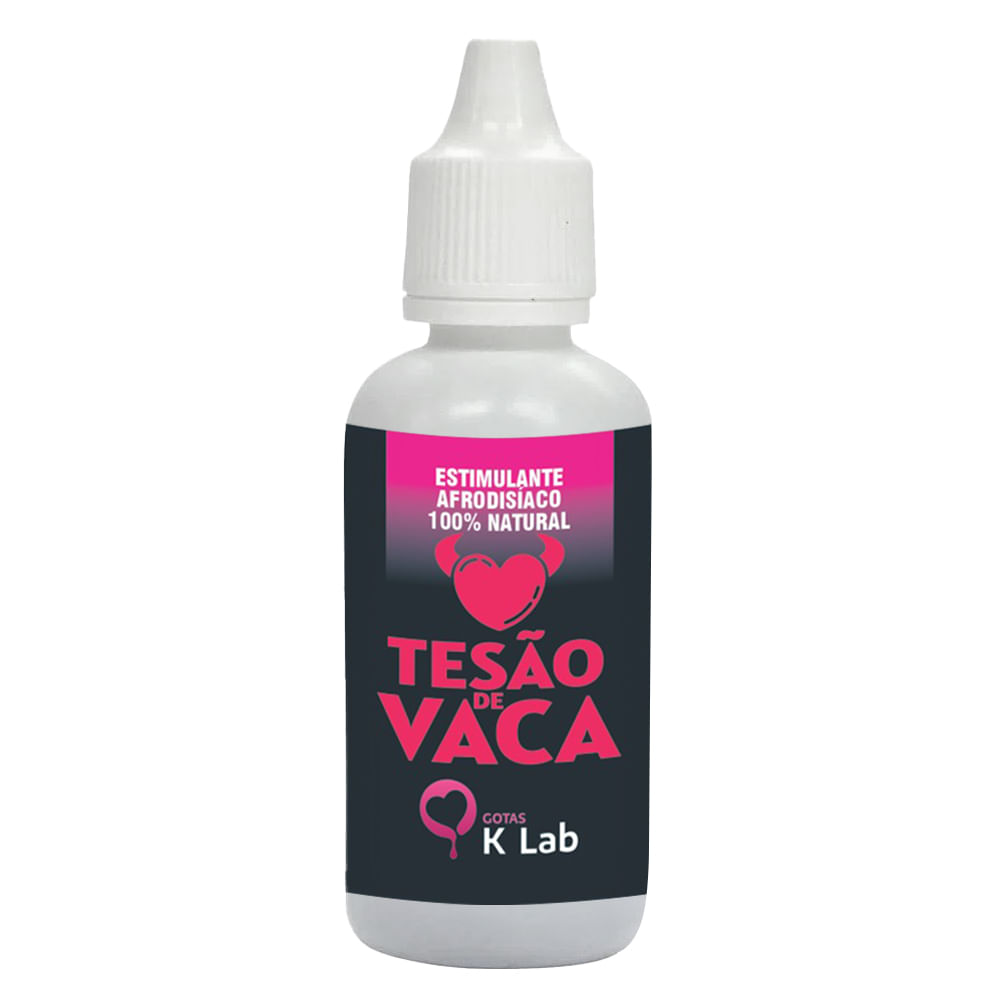 Tesão de Vaca Estimulante Afrodisíaco Natural 20ml K-Lab Tesão de Vaca Estimulante Afrodisíaco Natural 20ml K-Lab