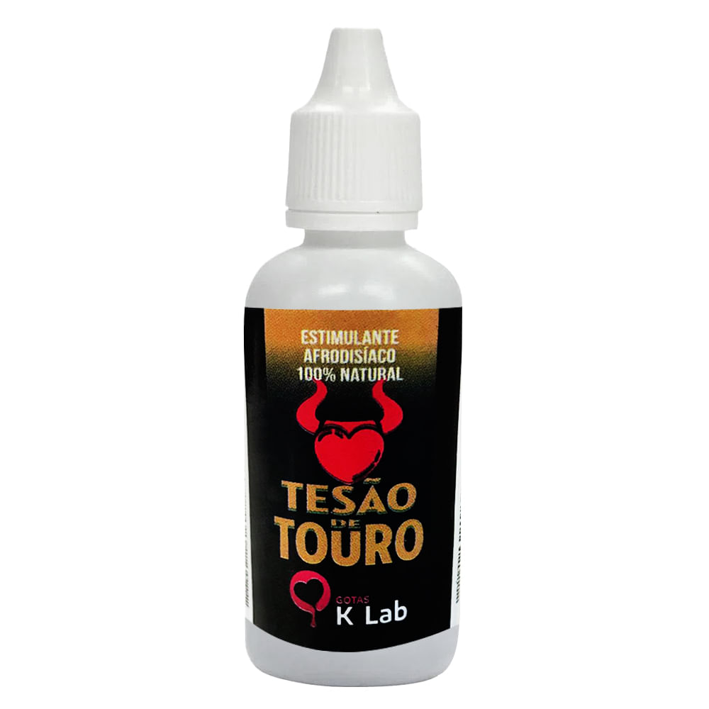 Tesão de Touro Estimulante Afrodisíaco Natural 20ml K-Lab Tesão de Touro Estimulante Afrodisíaco Natural 20ml K-Lab
