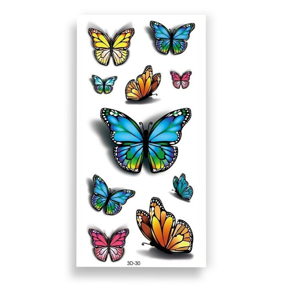 Cartela de Tatuagem Adesiva Temporária 3D 19 x 9 cm Luvi Cartela de Tatuagem Adesiva Temporária 3D 19 x 9 cm Luvi