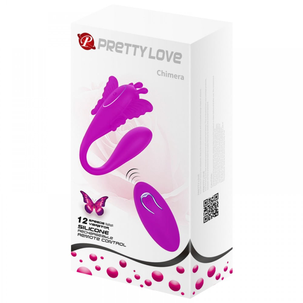 Pretty Love Chimera Massageador de Casal com 12 Modos de Vibração Vip Mix