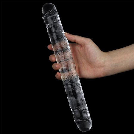 Lovetoy Flawless Clear Double Prótese Transparente 30cm Vip Mix