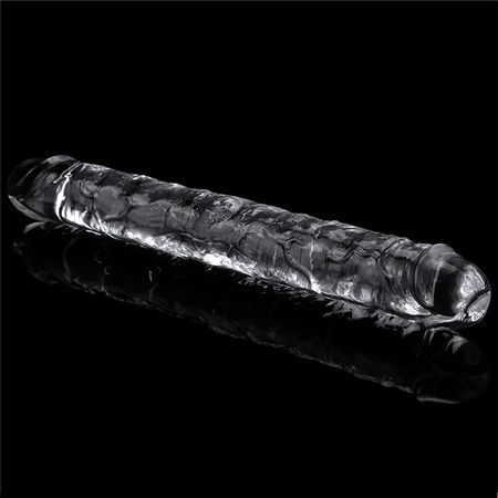 Lovetoy Flawless Clear Double Prótese Transparente 30cm Vip Mix