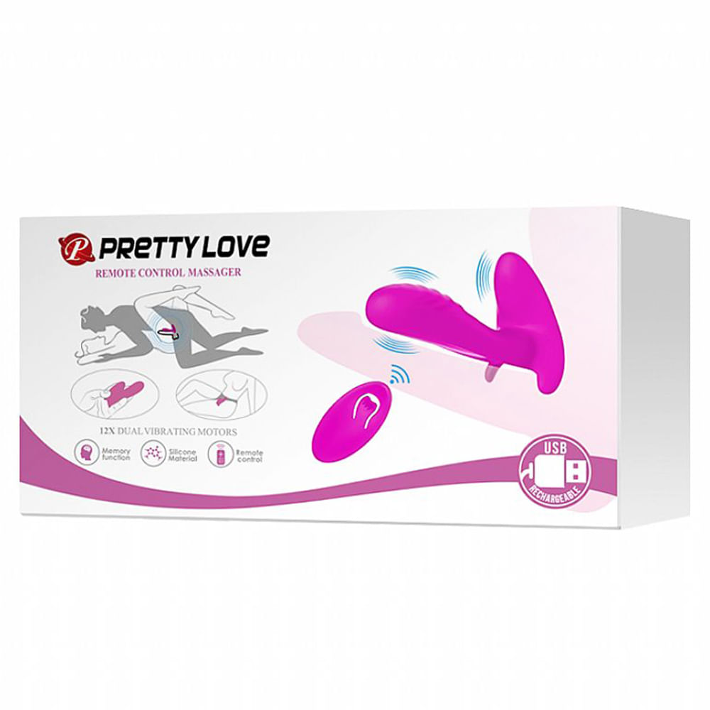 Pretty Love Vibrador Ponto G e Clitoris com 12 Modos de Vibrações Sexy Import