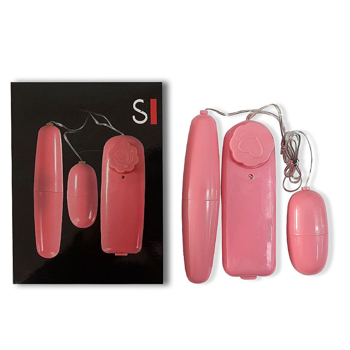 Bullet Massageador com Cápsula Dupla Multivelocidade Sexy Import