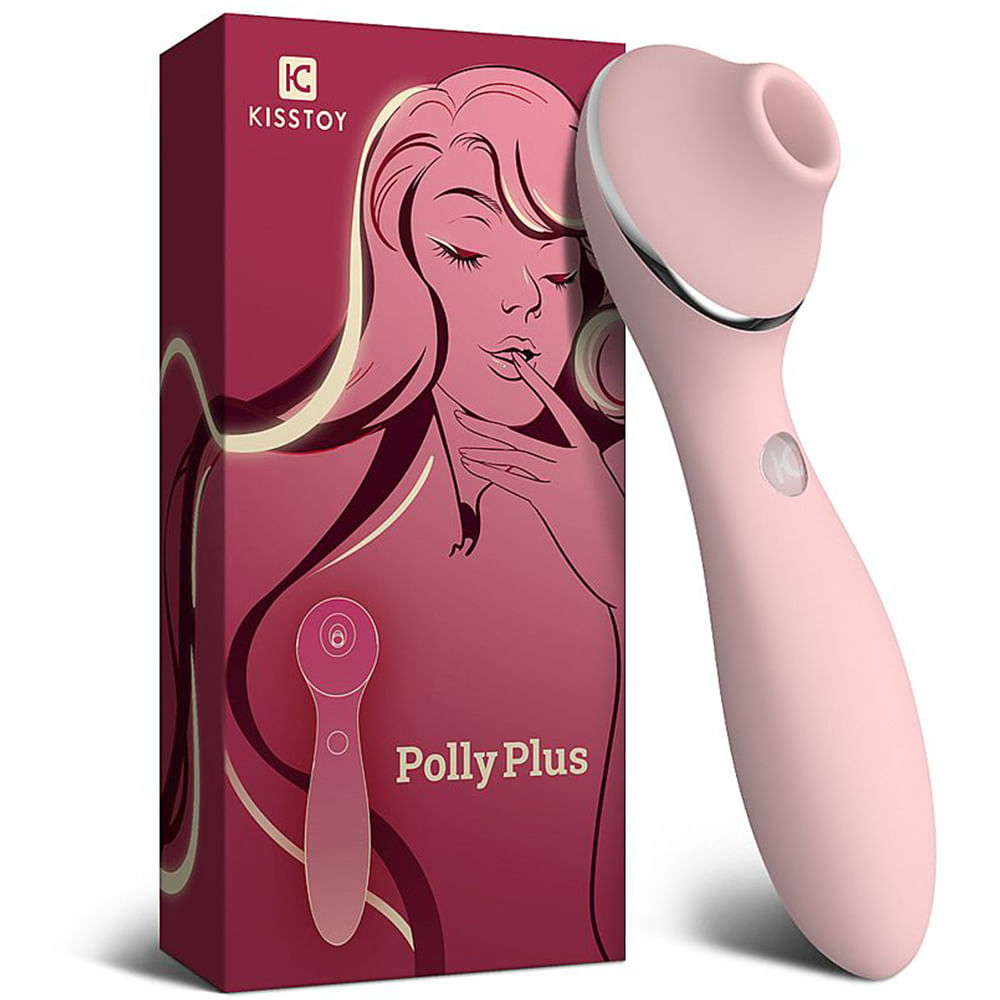 Kistoy Polly Plus Estimulador de Clitóris com Pulsação e 10 Modos de Vibração Sexy Import