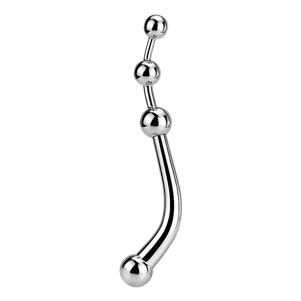 Plug Anal de Ao Inoxidvel com 3 Bolas Sexy Import em 10X Sem Juros Plug Anal de Ao Inoxidvel com 3 Bolas Sexy Import em 10X Sem Juros